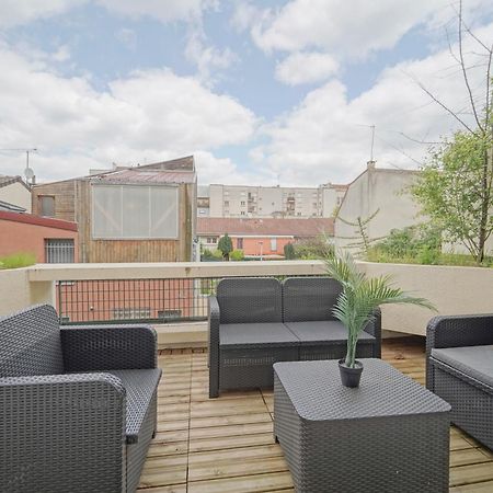 Complete 1Br With Balcony Only 5 Min. On Foot To Metro By Doorman Apartment Saint-Ouen  ภายนอก รูปภาพ