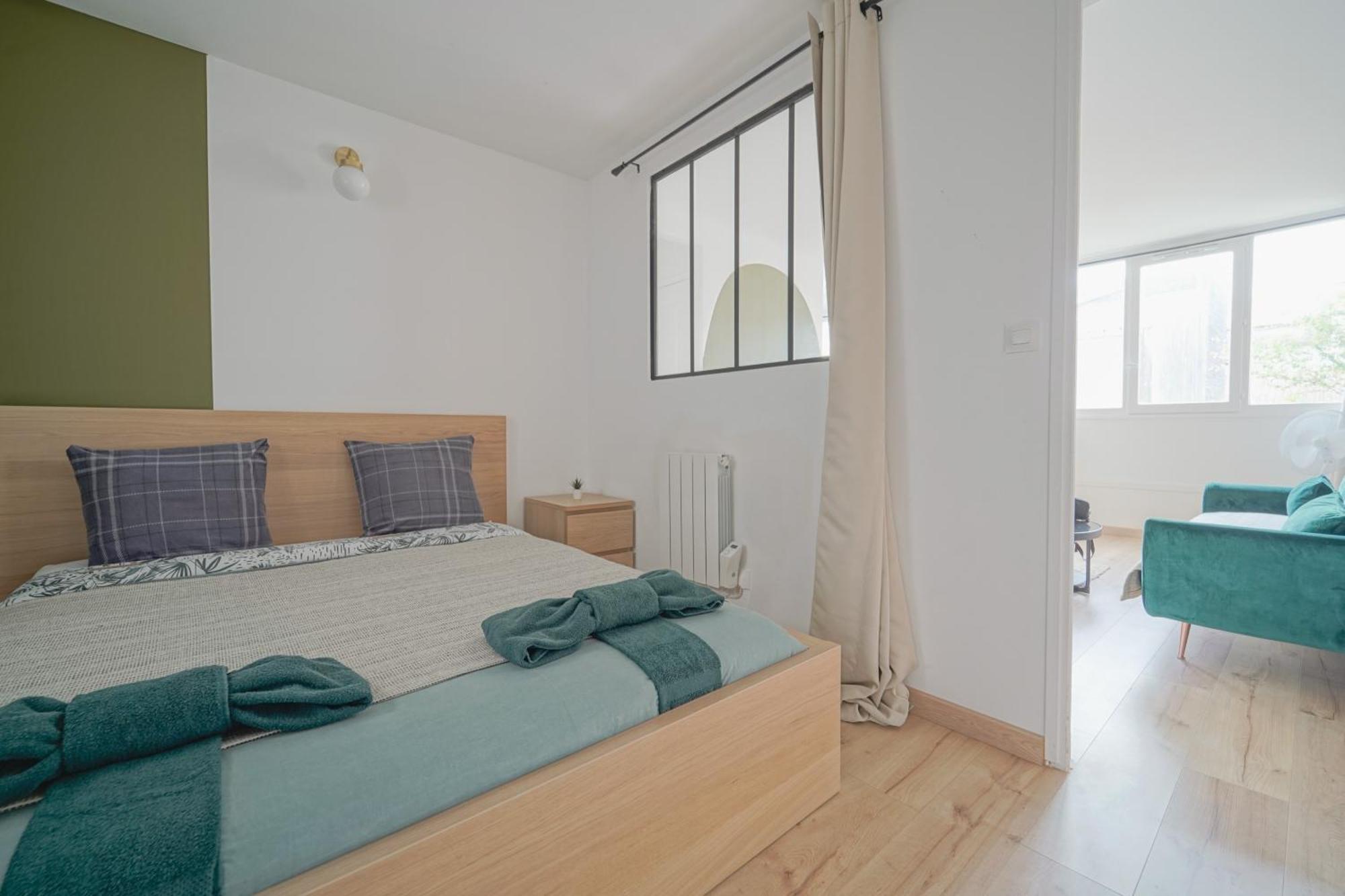 Complete 1Br With Balcony Only 5 Min. On Foot To Metro By Doorman Apartment Saint-Ouen  ภายนอก รูปภาพ