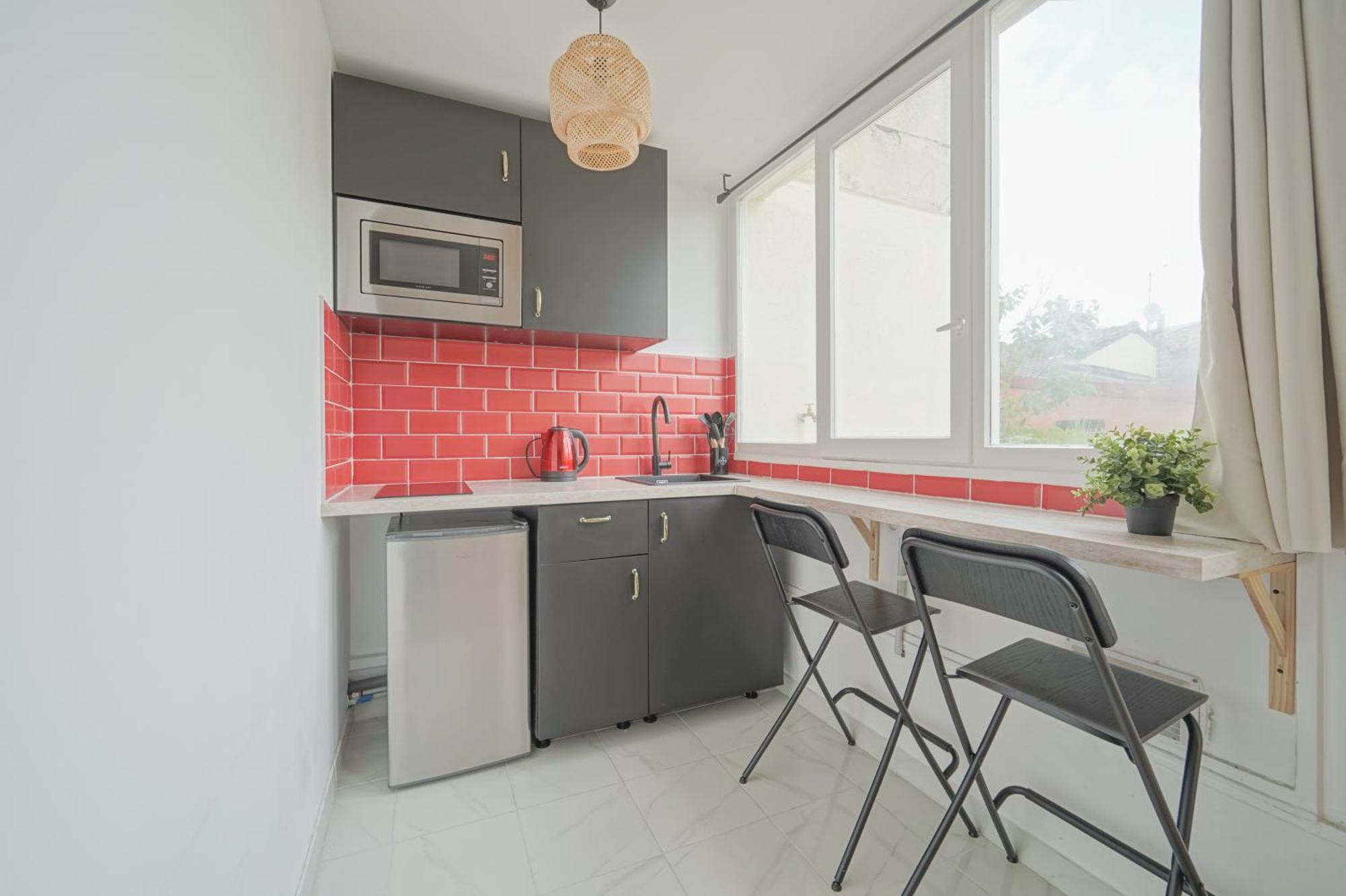 Complete 1Br With Balcony Only 5 Min. On Foot To Metro By Doorman Apartment Saint-Ouen  ภายนอก รูปภาพ
