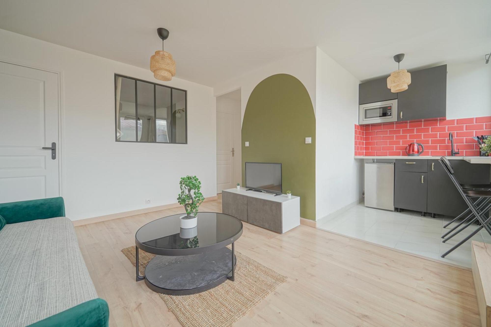 Complete 1Br With Balcony Only 5 Min. On Foot To Metro By Doorman Apartment Saint-Ouen  ภายนอก รูปภาพ