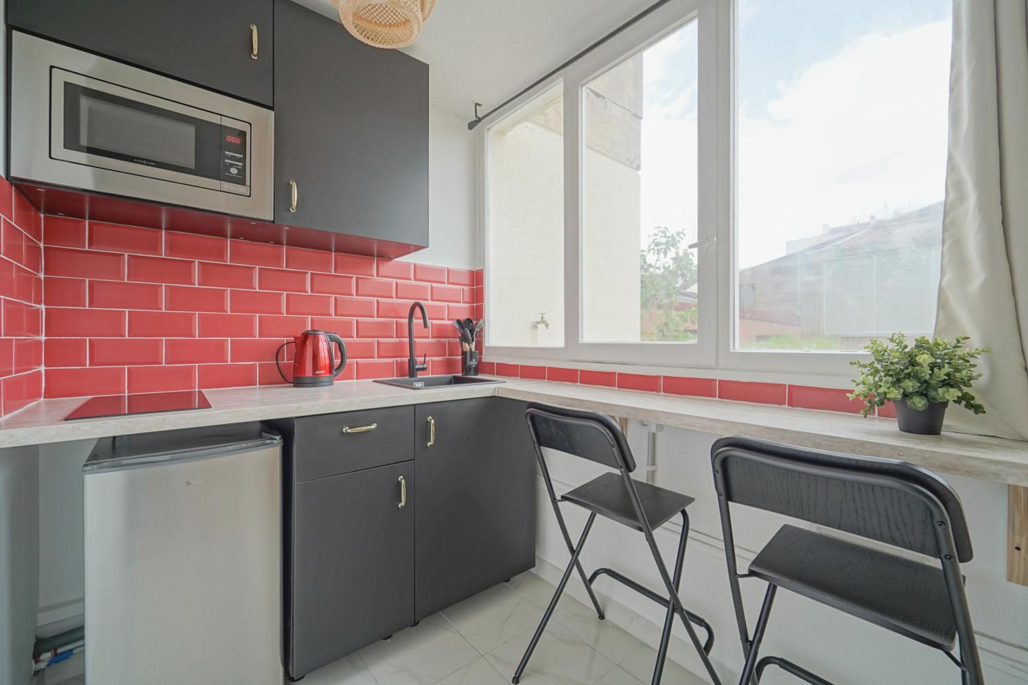Complete 1Br With Balcony Only 5 Min. On Foot To Metro By Doorman Apartment Saint-Ouen  ภายนอก รูปภาพ